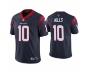 Men's Houston Texans #10 Davis Mills Navy Vapor Untouchable Limited Stitched Jersey