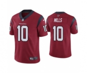 Men's Houston Texans #10 Davis Mills Red Vapor Untouchable Limited Stitched Jersey