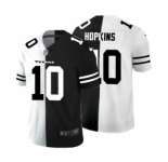 Men's Houston Texans #10 DeAndre Hopkins Black V White Peace Split Vapor Untouchable Limited Football Jersey