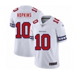 Men's Houston Texans #10 DeAndre Hopkins White Team Logo Fashion Limited Football Jersey