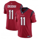 Men's Houston Texans #11 Jeff Okudah Red Vapor Untouchable Football Stitched Jersey