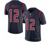 Men's Houston Texans #12 Kenny Stills Limited Navy Blue Rush Vapor Untouchable Football Jersey