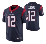 Men's Houston Texans #12 Nico Collins Navy Vapor Untouchable Limited Stitched Jersey