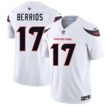 Men's Houston Texans #17 Braxton Berrios White 2025 F.U.S.E. Vapor Limited Football Stitched Jersey