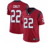 Men's Houston Texans #22 Gareon Conley Red Alternate Vapor Untouchable Limited Player Football Jersey