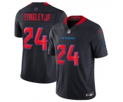 Men's Houston Texans #24 Derek Stingley Jr. Navy 2024 2nd Alternate F.U.S.E Vapor Football Stitched Jersey