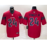 Men's Houston Texans #24 Derek Stingley Jr. Red Vapor Untouchable Football Stitched Jersey