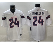 Men's Houston Texans #24 Derek Stingley Jr. White Vapor Untouchable Football Stitched Jersey