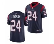 Men's Houston Texans #24 Phillip Lindsay Navy Vapor Untouchable Limited Stitched Jersey