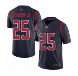 Men's Houston Texans #25 Duke Johnson Jr Limited Navy Blue Rush Vapor Untouchable Football Jersey