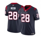 Men's Houston Texans #28 Joe Mixon Navy 2024 F.U.S.E. Vapor Untouchable Football Stitched Jersey