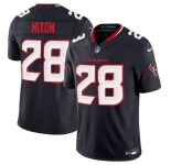 Men's Houston Texans #28 Joe Mixon Navy 2024 Vapor F.U.S.E. Limited Football Stitched Jersey