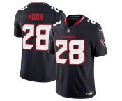 Men's Houston Texans #28 Joe Mixon Navy 2024 Vapor F.U.S.E. Limited Football Stitched Jersey