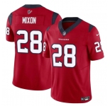 Men's Houston Texans #28 Joe Mixon Red 2024 F.U.S.E. Vapor Untouchable Football Stitched Jersey