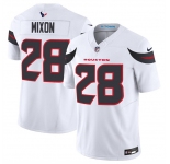 Men's Houston Texans #28 Joe Mixon White 2024 Vapor F.U.S.E. Limited Football Stitched Jersey