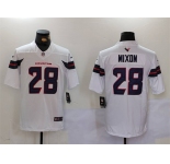 Men's Houston Texans #28 Joe Mixon White Vapor Untouchable Stitched Football Jersey