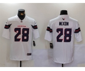 Men's Houston Texans #28 Joe Mixon White Vapor Untouchable Stitched Football Jersey