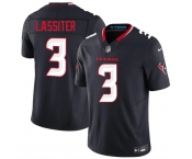 Men's Houston Texans #3 Kamari Lassiter Navy 2026 F.U.S.E. Vapor Limited Stitched Football Jersey