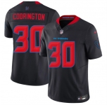 Men's Houston Texans #30 Brandon Codrington Navy 2nd Alternate 2026 F.U.S.E. Vapor Limited Stitched Football Jersey