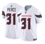 Men's Houston Texans #31 Dameon Pierce White 2024 Vapor F.U.S.E. Limited Football Stitched Jersey
