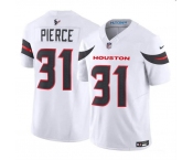 Men's Houston Texans #31 Dameon Pierce White 2024 Vapor F.U.S.E. Limited Football Stitched Jersey