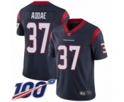 Men's Houston Texans #37 Jahleel Addae Navy Blue Team Color Vapor Untouchable Limited Player 100th Season Football Jersey