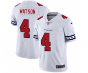 Men's Houston Texans #4 Deshaun Watson White Team Logo Cool Edition Jersey