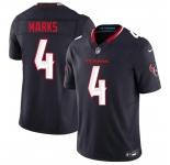 Men's Houston Texans #4 Woody Marks Navy 2nd Alternate 2026 F.U.S.E. Vapor Limited Stitched Football Jersey