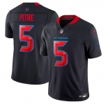 Men's Houston Texans #5 Jalen Pitre Navy 2024 2nd Alternate F.U.S.E Vapor Football Stitched Jersey