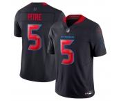 Men's Houston Texans #5 Jalen Pitre Navy 2024 2nd Alternate F.U.S.E Vapor Football Stitched Jersey