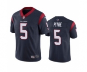 Men's Houston Texans #5 Jalen Pitre Navy Vapor Untouchable Limited Stitched Jersey