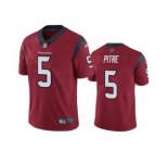 Men's Houston Texans #5 Jalen Pitre Red Vapor Untouchable Limited Stitched Jersey