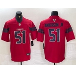 Men's Houston Texans #51 Will Anderson Jr. Red Vapor Untouchable Football Stitched Jersey