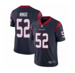 Men's Houston Texans #52 Barkevious Mingo Navy Blue Team Color Vapor Untouchable Limited Player Football Jersey