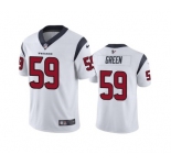 Men's Houston Texans #59 Kenyon Green White Vapor Untouchable Limited Stitched Jersey