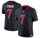 Men's Houston Texans #7 C.J. Stroud Navy 2024 2nd Alternate F.U.S.E Vapor Football Stitched Jersey