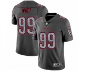 Men's Houston Texans #99 J.J. Watt Limited Gray Static Fashion Limited Football Jersey
