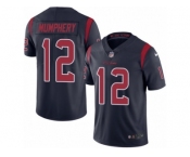 Men's Nike Houston Texans #12 Keith Mumphery Limited Navy Blue Rush NFL Jersey