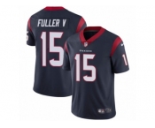 Men's Nike Houston Texans #15 Will Fuller V Vapor Untouchable Limited Navy Blue Team Color NFL Jersey