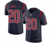 Men's Nike Houston Texans #20 Justin Reid Limited Navy Blue Rush Vapor Untouchable NFL Jersey