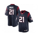 Men's Nike Houston Texans #21 A.J. Bouye Limited Navy Blue Team Color NFL Jersey