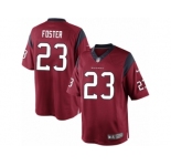 Men's Nike Houston Texans #23 Arian Foster Limited Red Alternate NFL Jersey