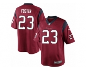 Men's Nike Houston Texans #23 Arian Foster Limited Red Alternate NFL Jersey