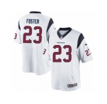 Men's Nike Houston Texans #23 Arian Foster Limited White NFL Jersey