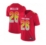 Men's Nike Houston Texans #26 Lamar Miller Limited Red AFC 2019 Pro Bowl NFL Jersey