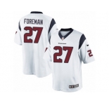 Men's Nike Houston Texans #27 D'Onta Foreman Limited White NFL Jersey