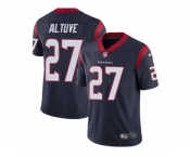Men's Nike Houston Texans #27 Jose Altuve Vapor Untouchable Limited Navy Blue Team Color NFL Jersey
