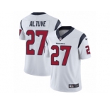 Men's Nike Houston Texans #27 Jose Altuve Vapor Untouchable Limited White NFL Jersey