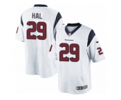 Men's Nike Houston Texans #29 Andre Hal Limited White NFL Jersey