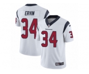 Men's Nike Houston Texans #34 Tyler Ervin Vapor Untouchable Limited White NFL Jersey